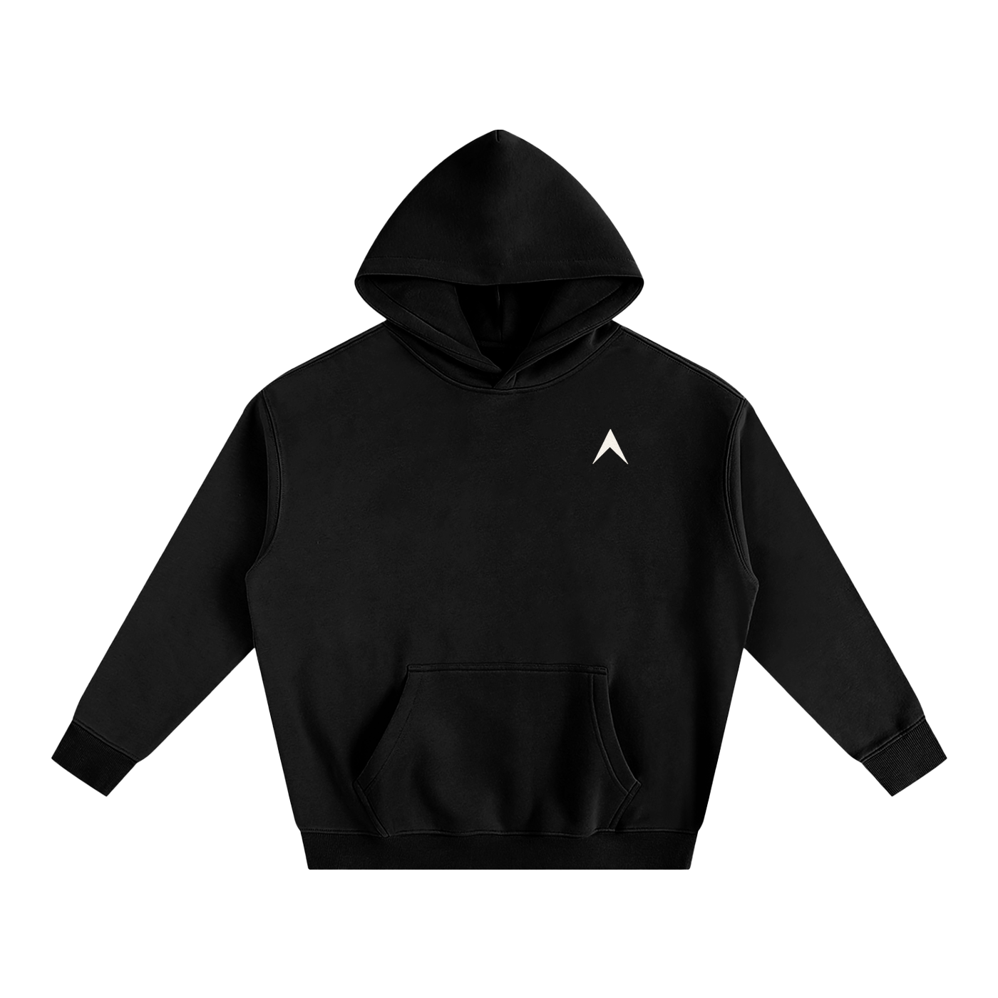 RISE HIGHER HOODIE (BLACK/WHITE)