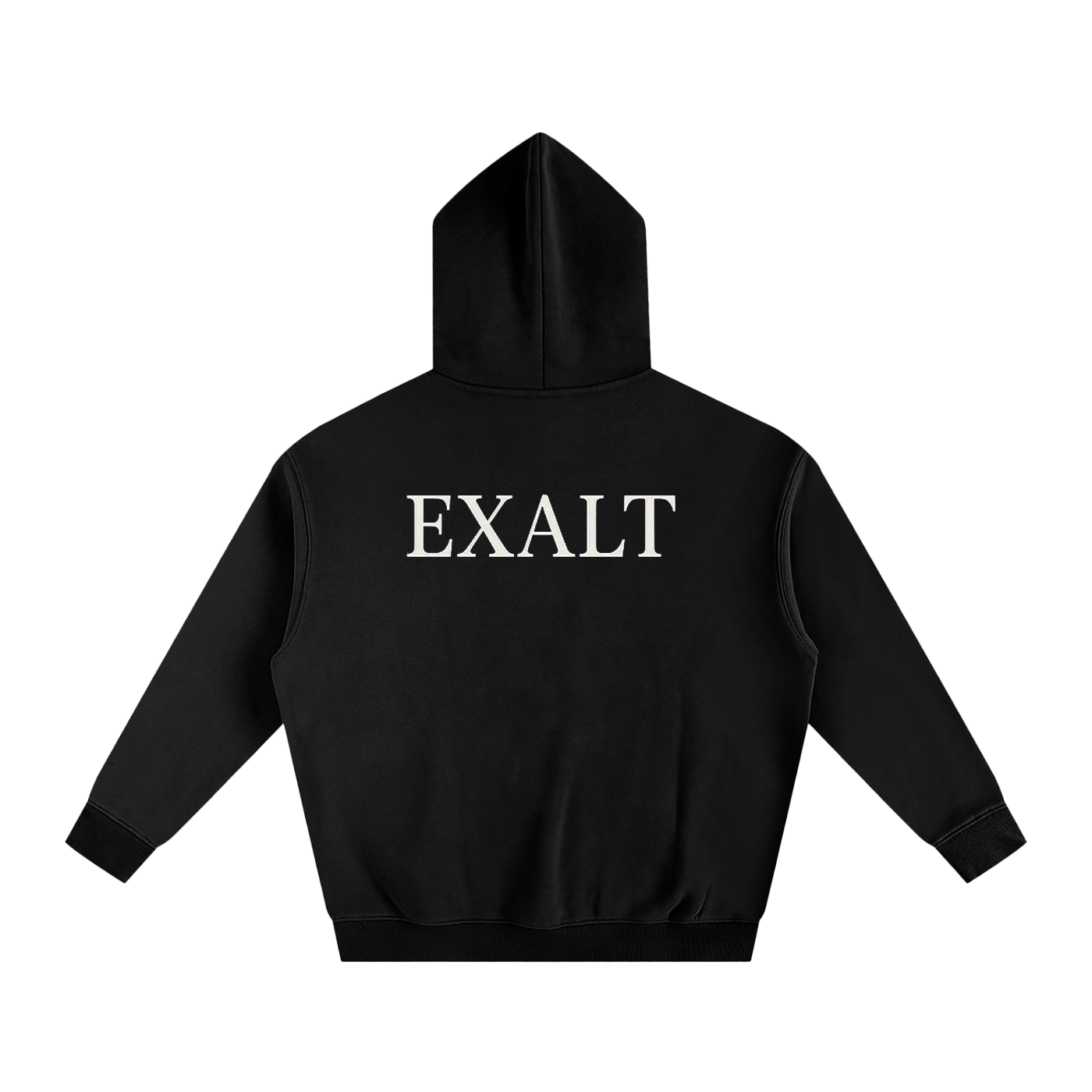 RISE HIGHER HOODIE (BLACK/WHITE)