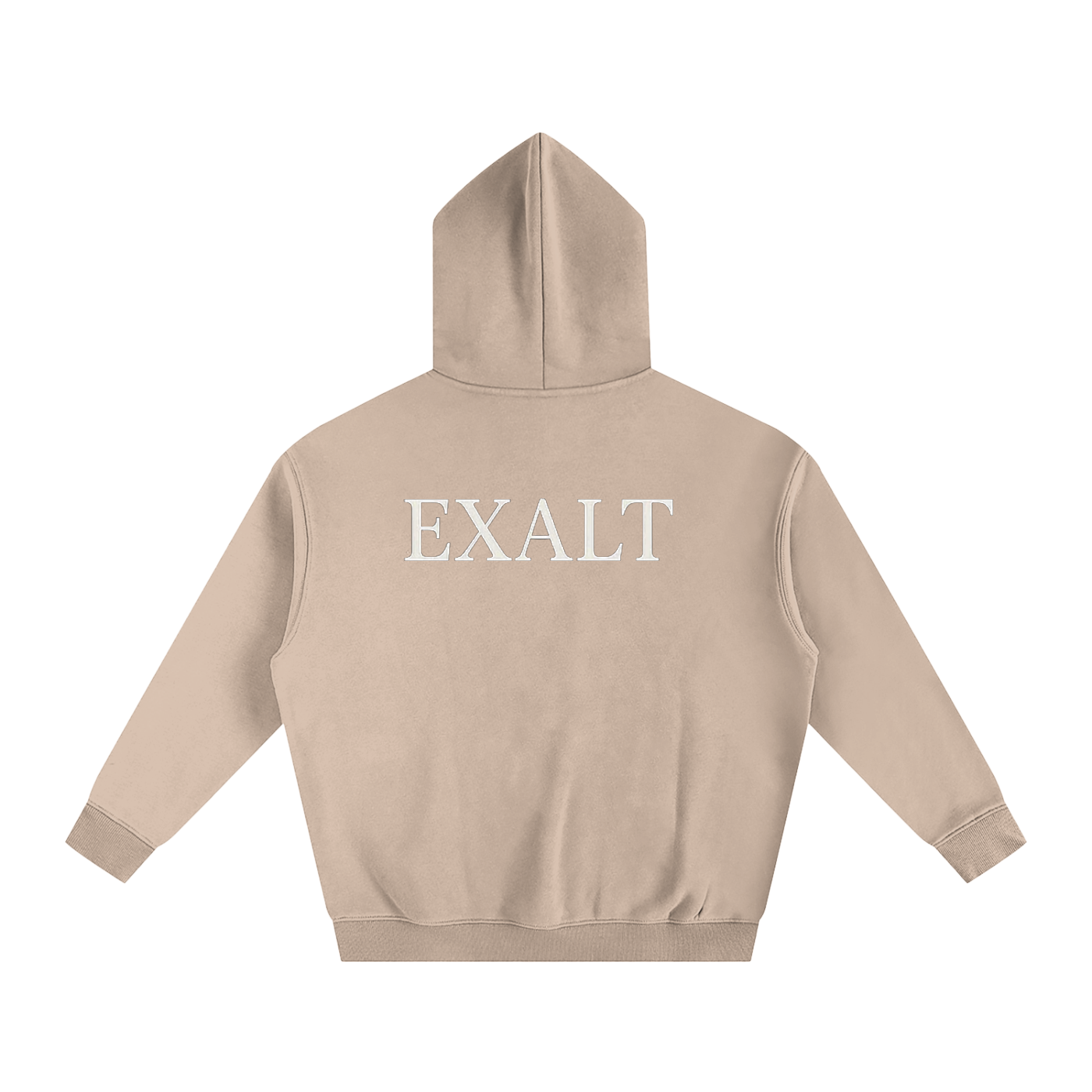 RISE HIGHER HOODIE (GREY APRICOT/WHITE)