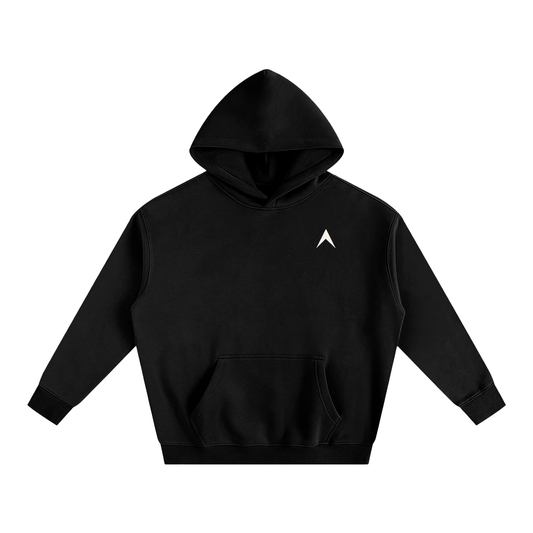 RISE HIGHER HOODIE (BLACK/WHITE)