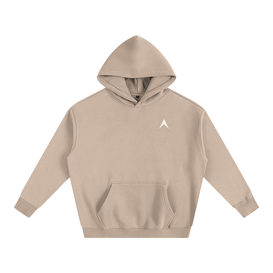 RISE HIGHER HOODIE (GREY APRICOT/WHITE)