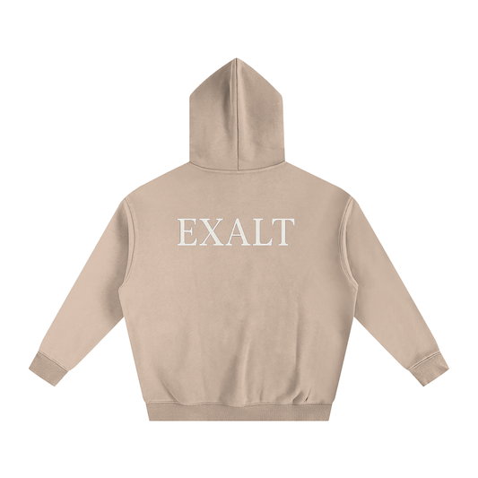 RISE HIGHER HOODIE (GREY APRICOT/WHITE)