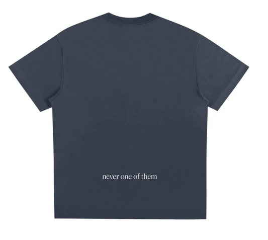 THE "ONE" TEE (NAVY/ WHITE)